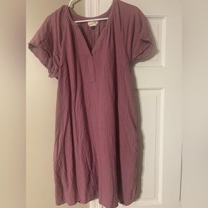 Target Universal Threads gauze dress. Size large and excellent used condition.